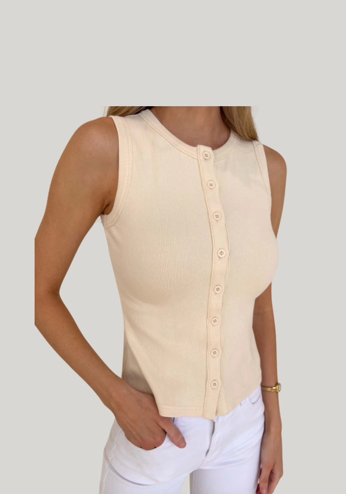 Salis Singlet - Cream
