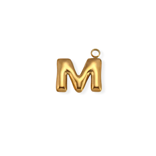 Latch & Lock Charm | Bubble Letter