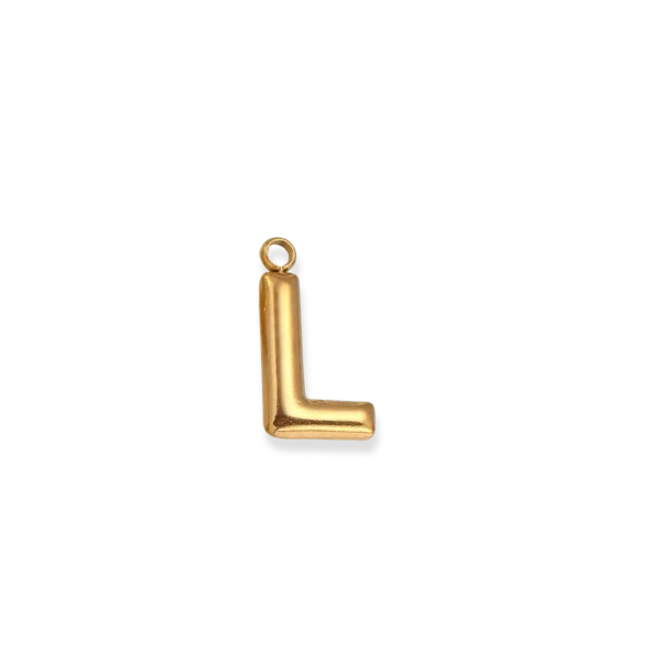 Latch & Lock Charm | Bubble Letter
