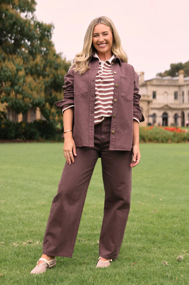 Lola Barrel Jean | Chocolate {Coming Soon}