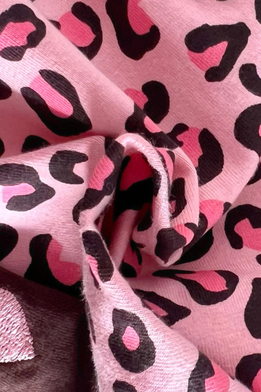 Heart Flares | Pink Leopard