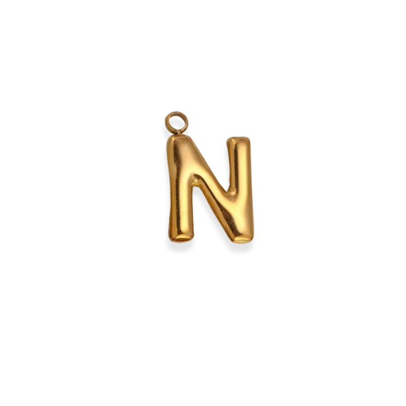 Latch & Lock Charm | Bubble Letter