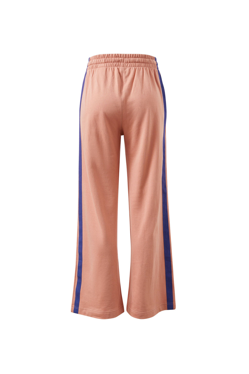 Gigi Wide Leg Terry Trackpant | Pink Clay