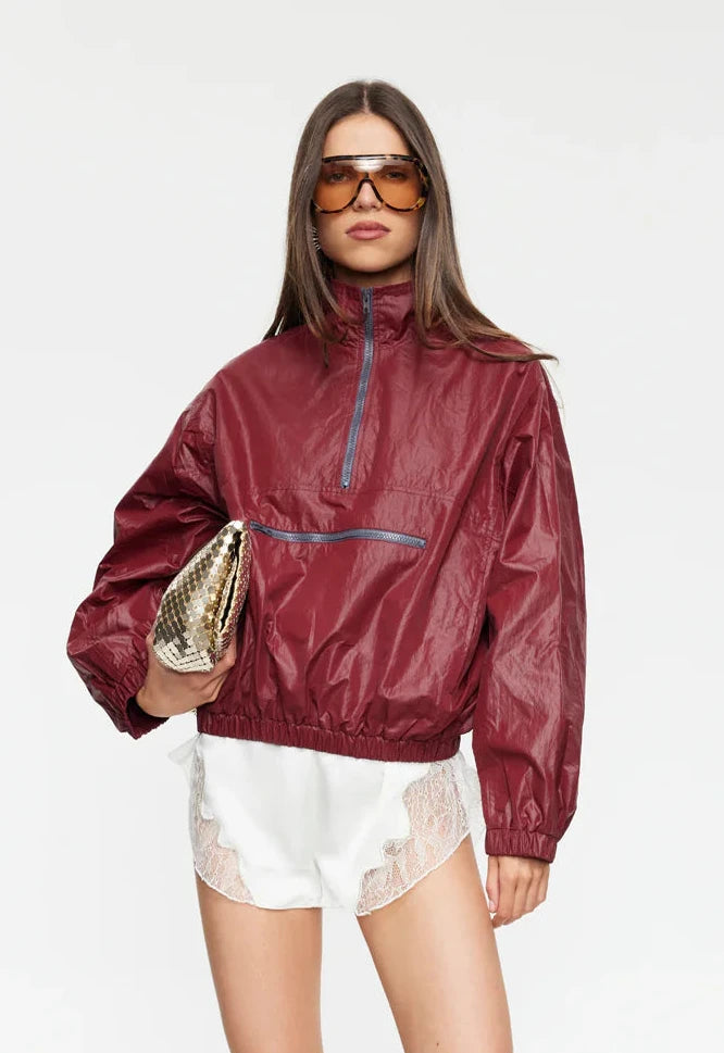 Ibiza Windbreaker | Burgundy