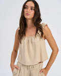 Linen Short Singlet