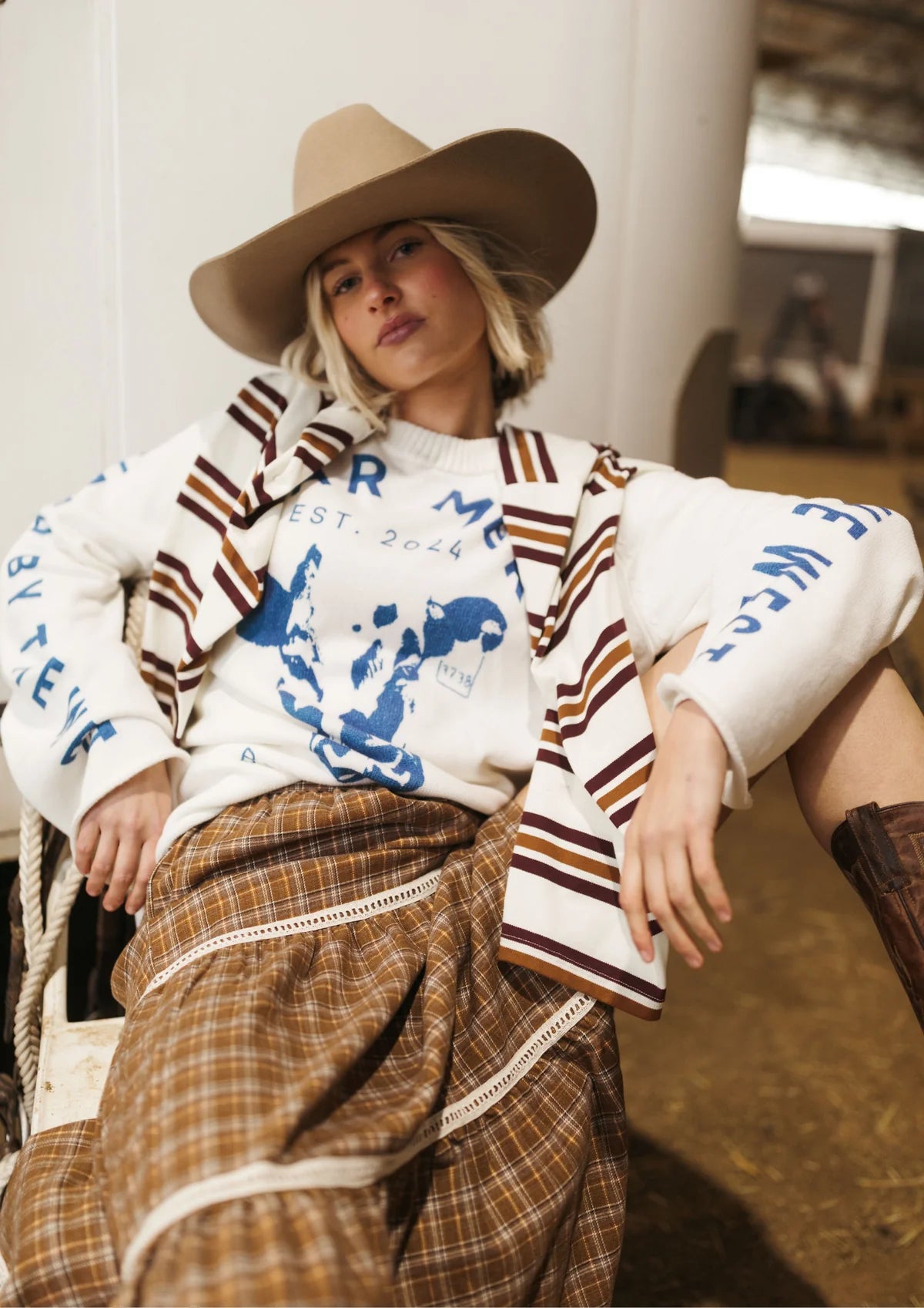 Cattle Stamp Knit {Coming Soon}