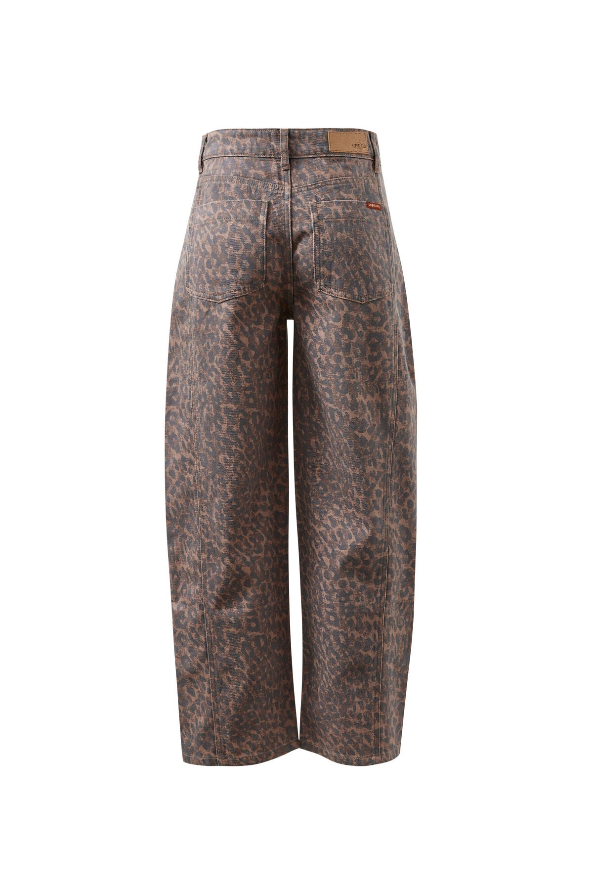 Harper Barrel Jeans | Leopard