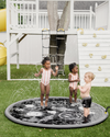 Sprinkler Splash Pad for Kids - Oversized Backyard Sprinkler: Monochrome Cool Kid