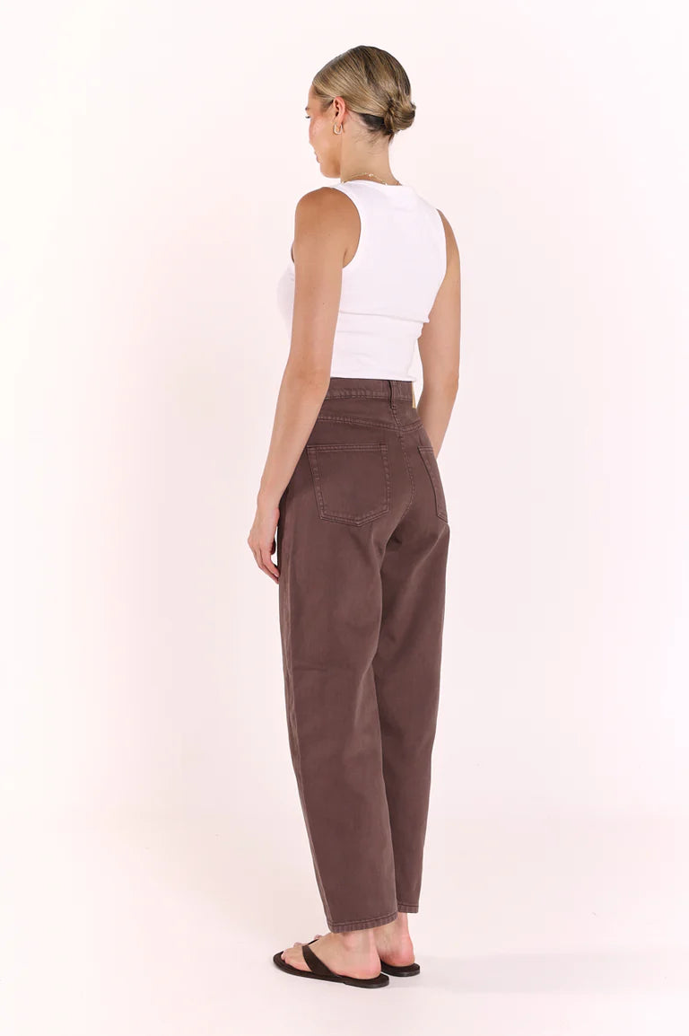 Lola Barrel Jean | Chocolate {Coming Soon}