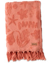 Peach Rock Pool Terry Bath Towel