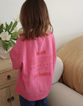 KIDS No Vacancy Tee | Dark Pink