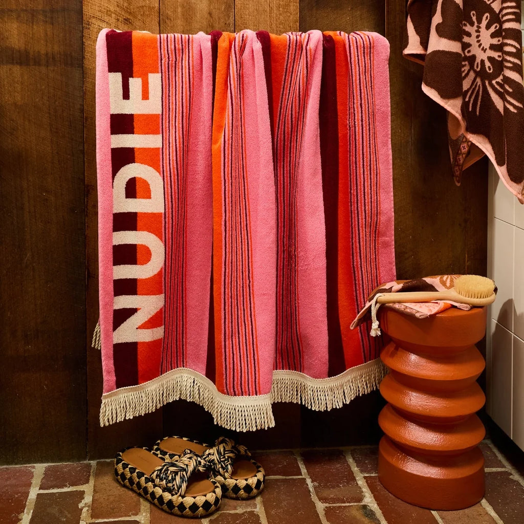 Jude Nudie Bath Sheet | Dahlia