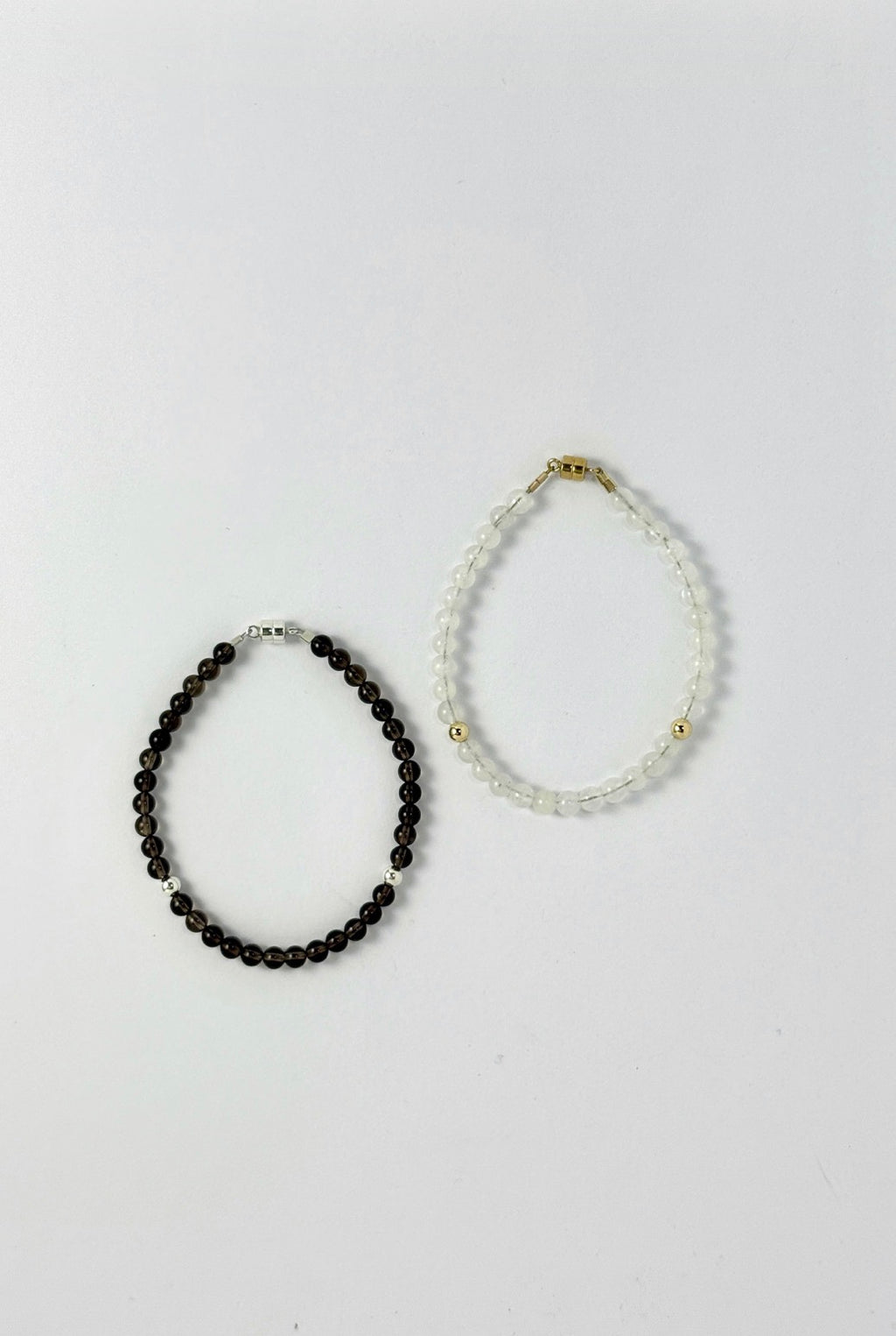 Seed Bracelet | Sterling Silver & Smokey Quartz