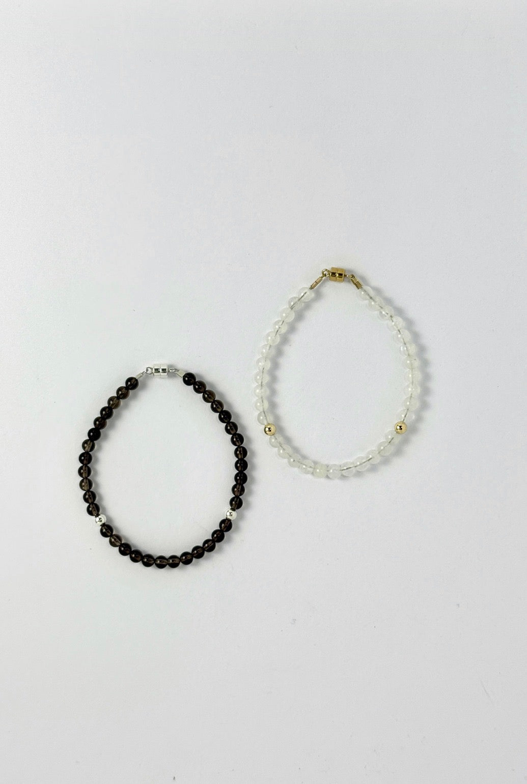 Seed Bracelet | Sterling Silver & Smokey Quartz