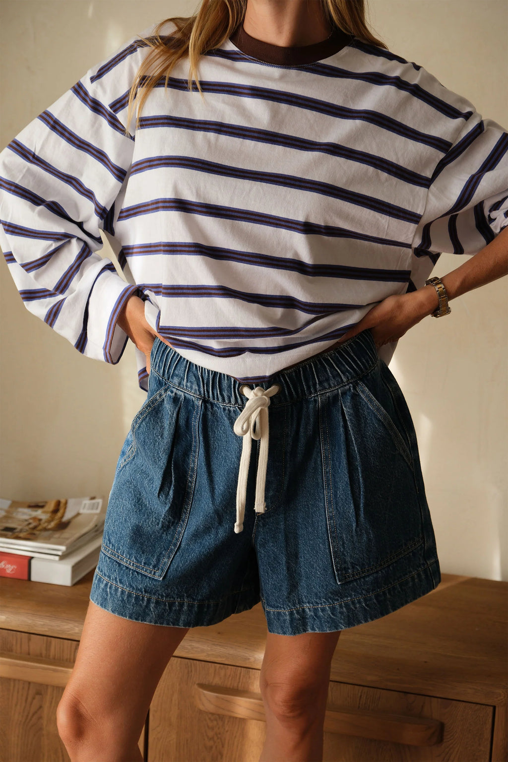 Darcy Relaxed Everyday Short | Fresh Indigo