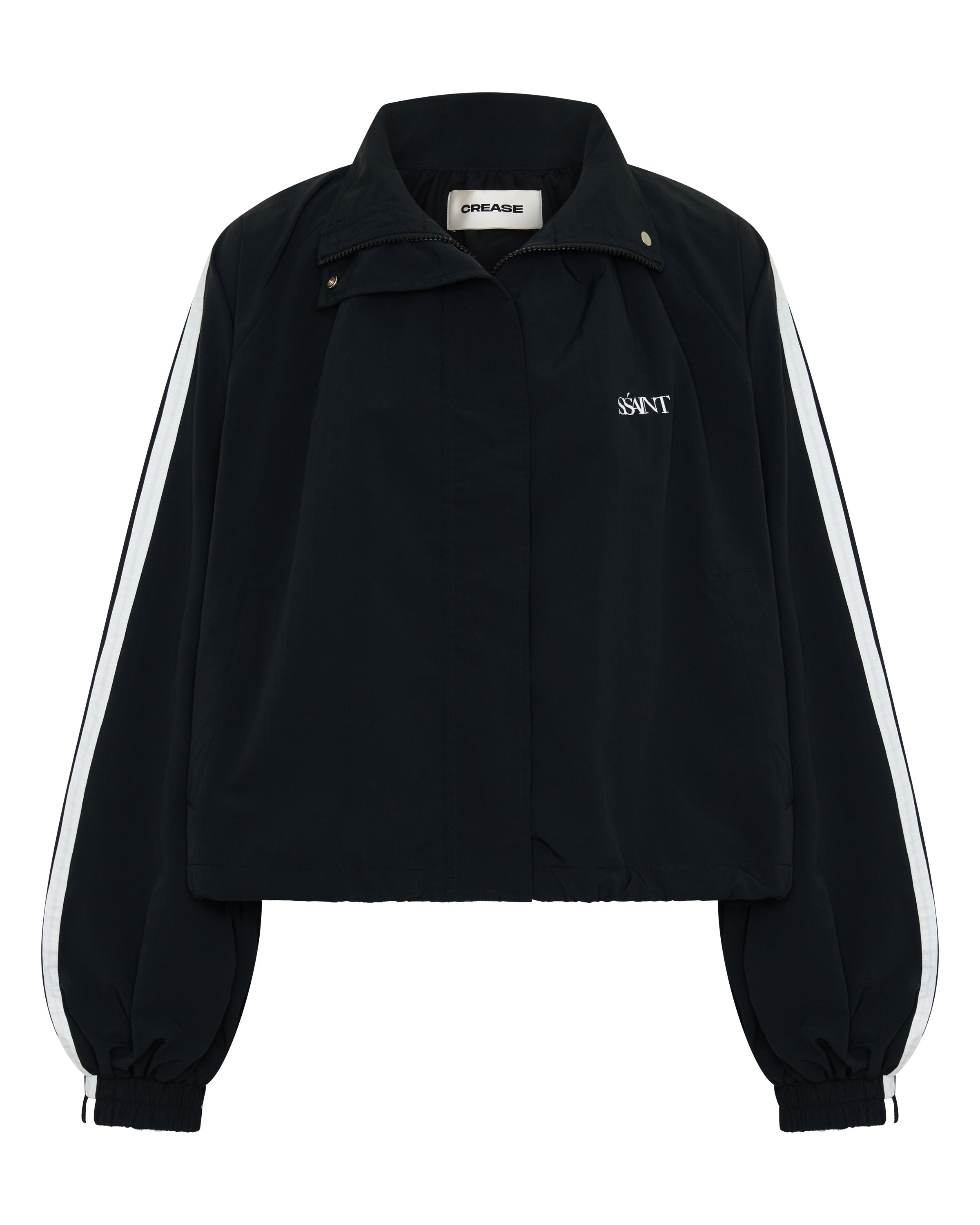 Fight Night Zip Windbreaker | Black