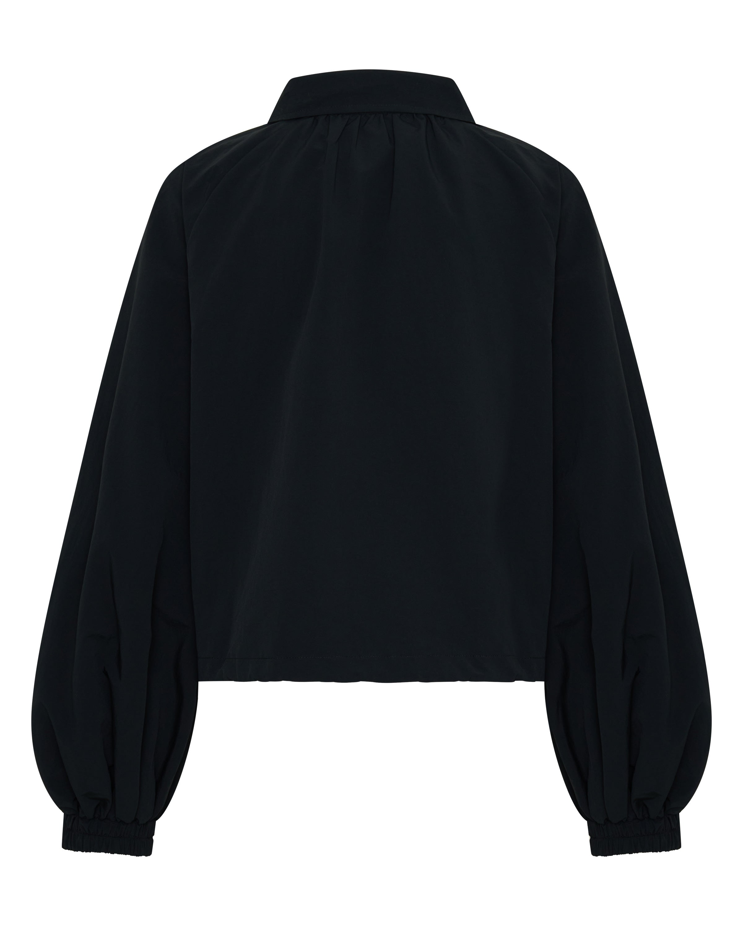 Fight Night Zip Windbreaker | Black