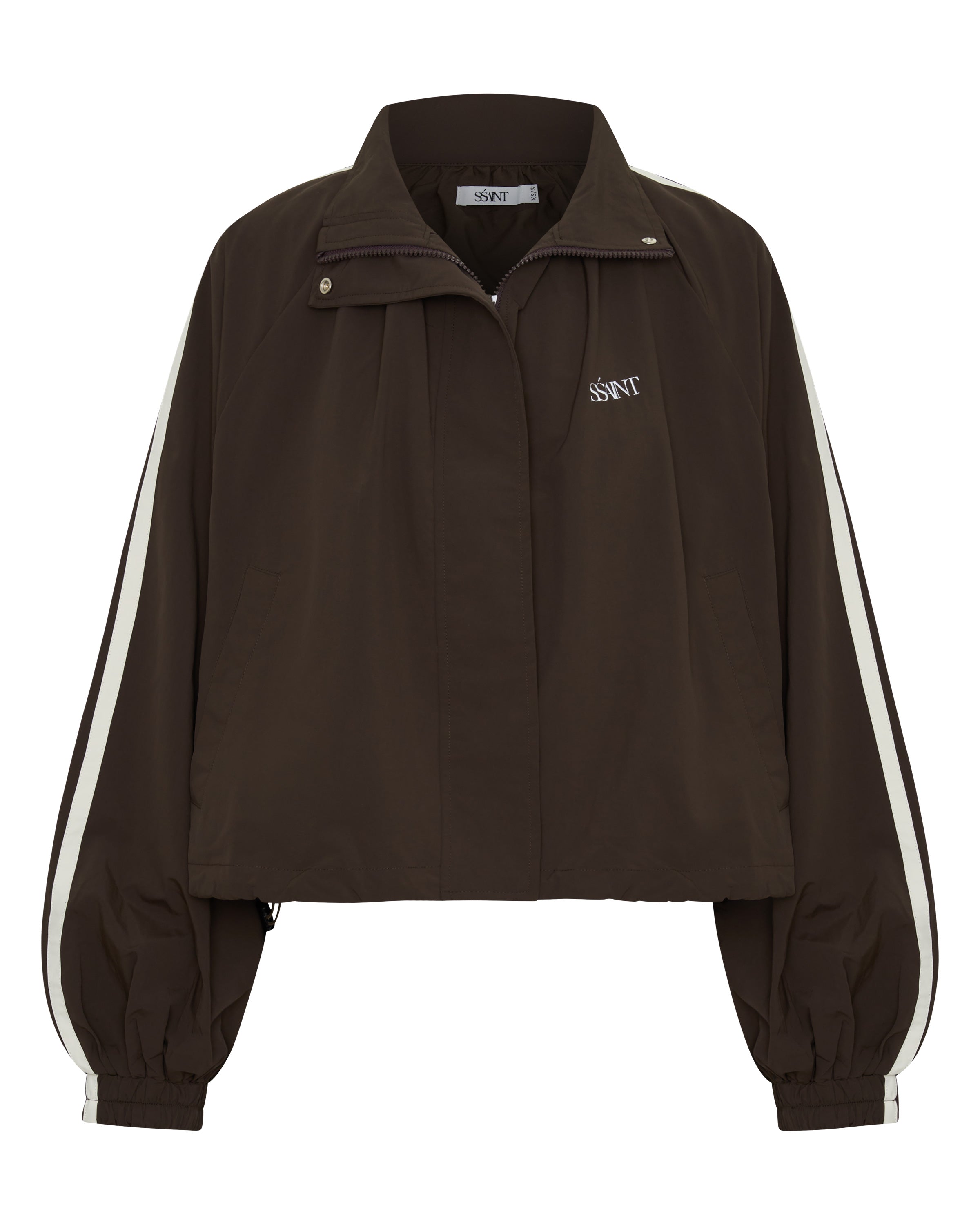 Fight Night Zip Windbreaker | Brown
