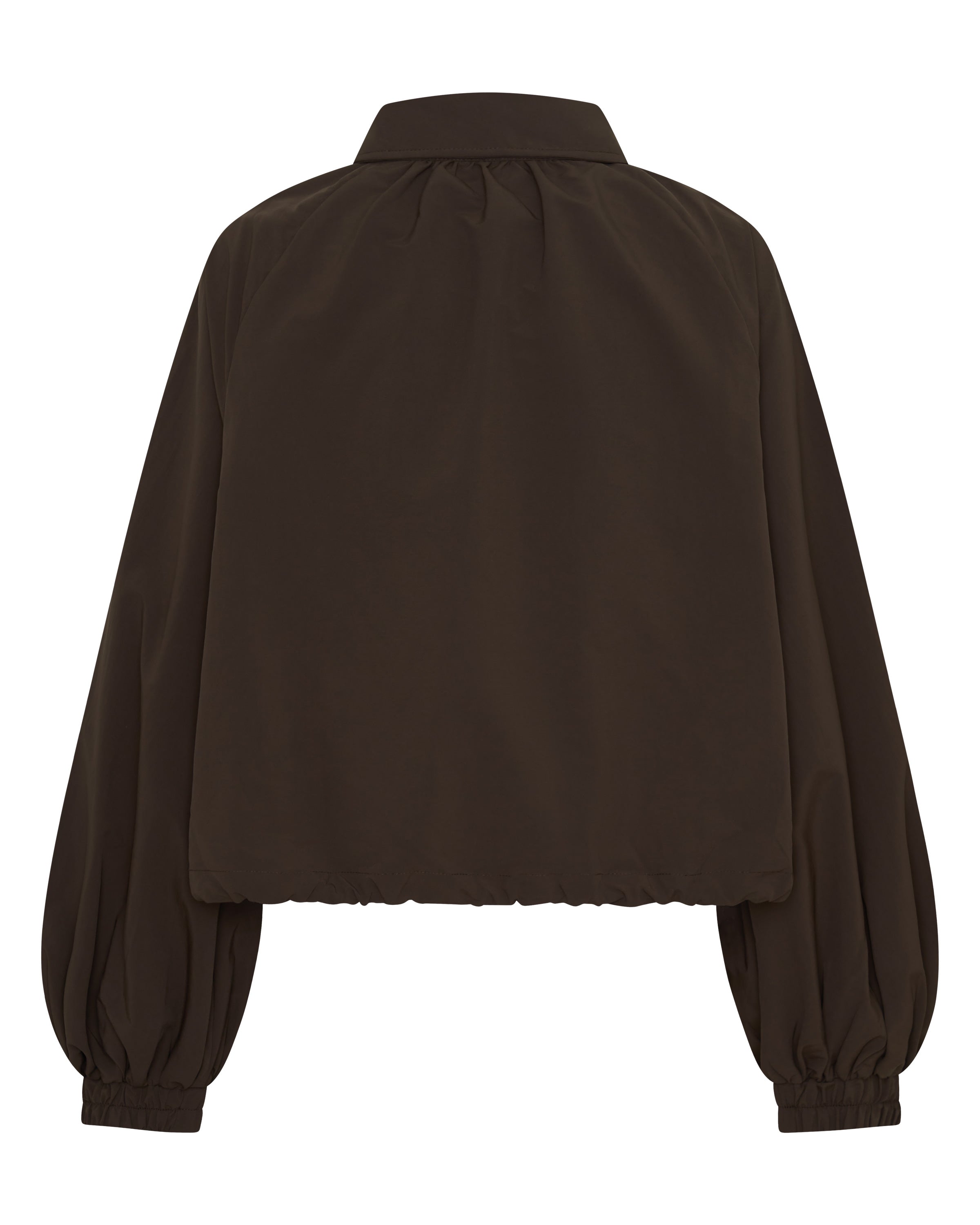 Fight Night Zip Windbreaker | Brown