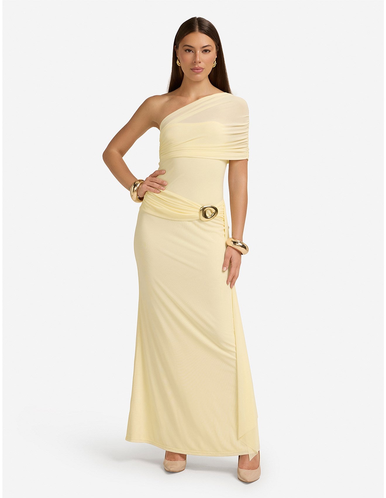 Kassi One-Shoulder Maxi Dress