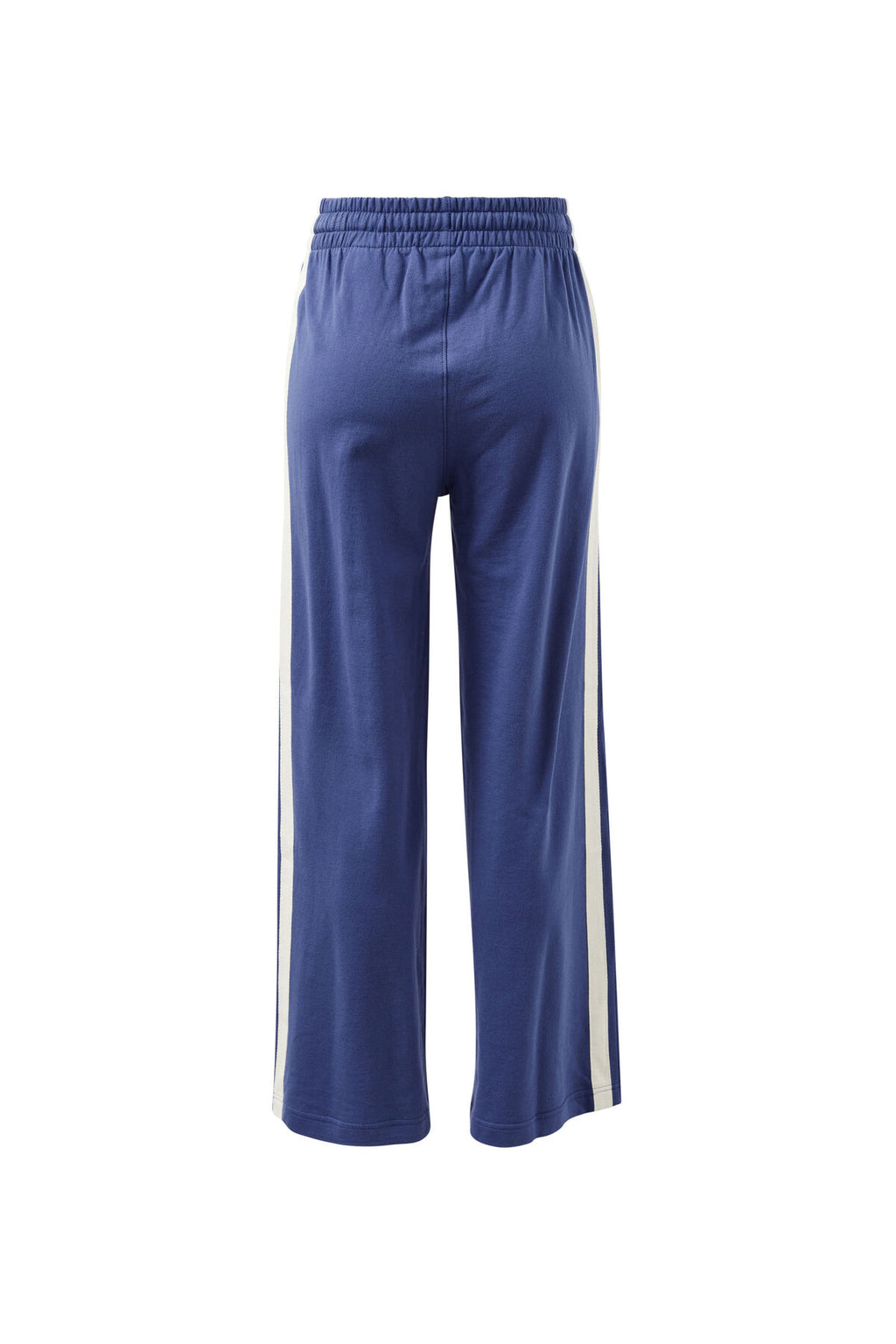 Gigi Wide Leg Terry Trackpant | Washed Navy
