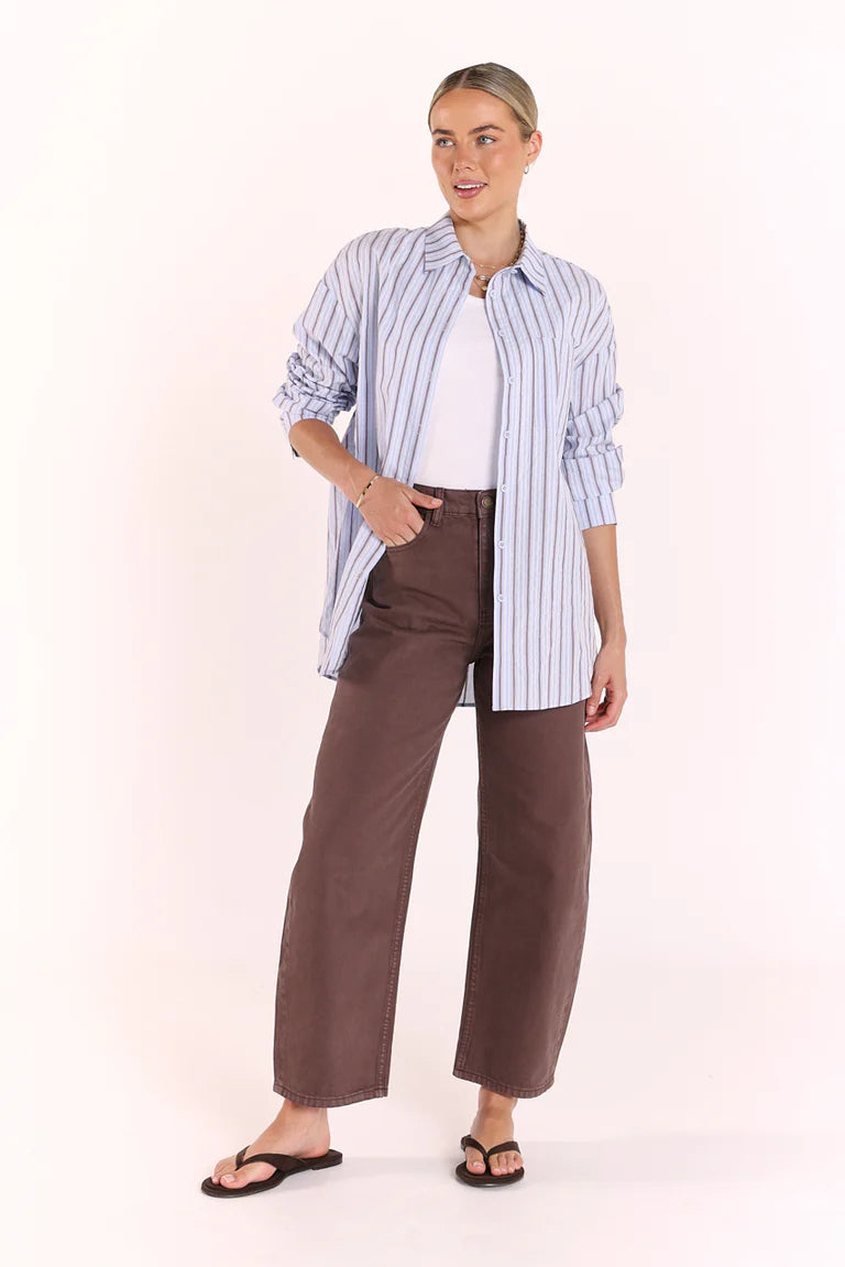 Lola Barrel Jean | Chocolate {Coming Soon}