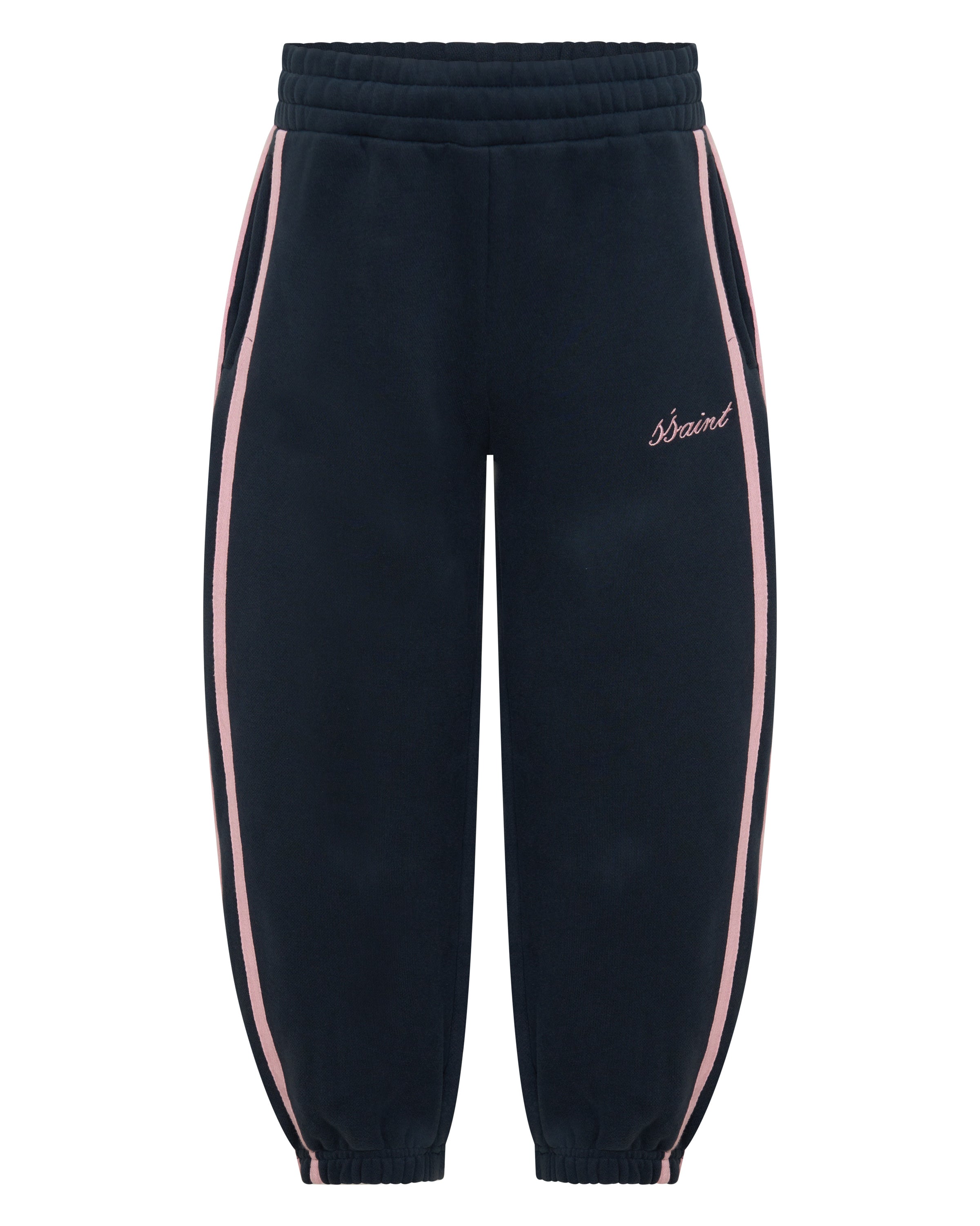 Kids Fleece Trackpant Navy/Pink