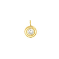 Latch & Lock Charm | Circle Birthstone