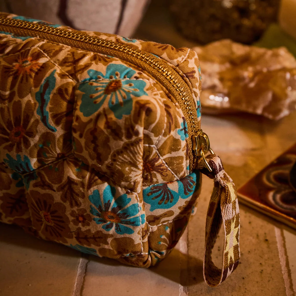 Magnolia Travel Pouch | Turquoise