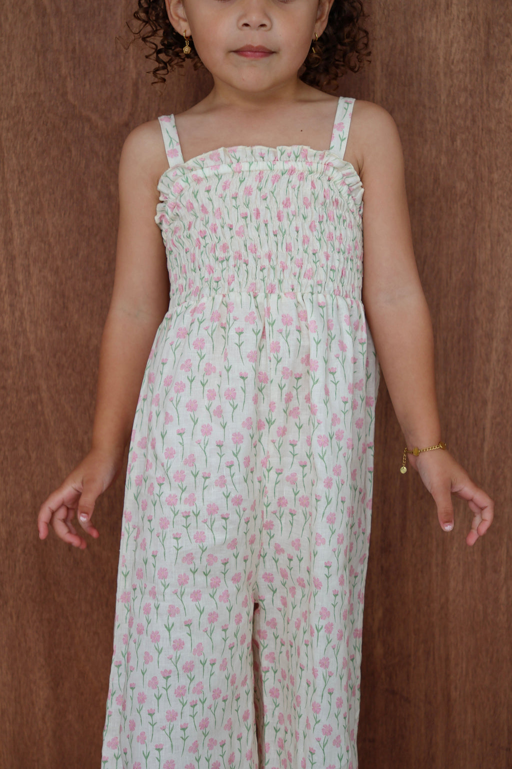 Primrose Linen Jumpsuit | Floral