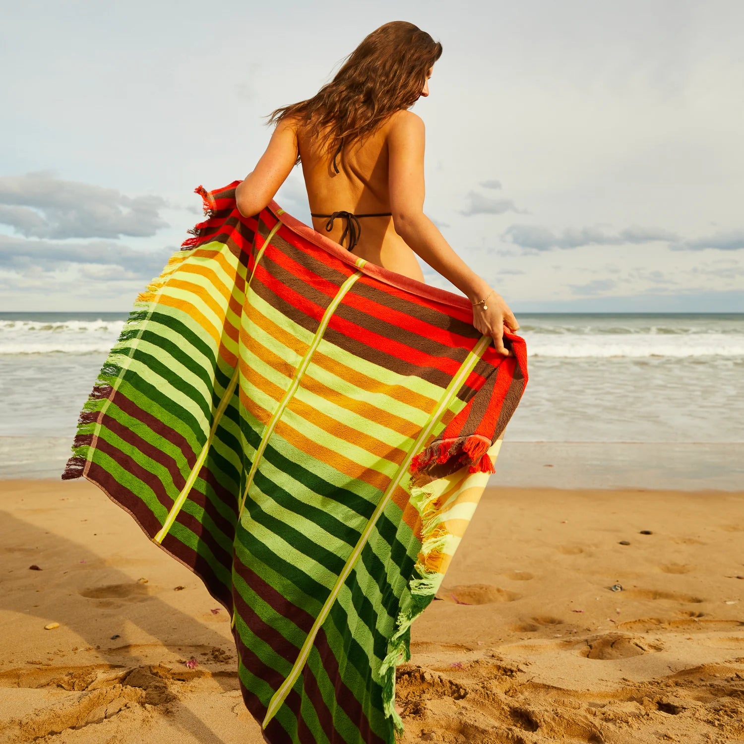 Chiara Bath Sheet - Zest