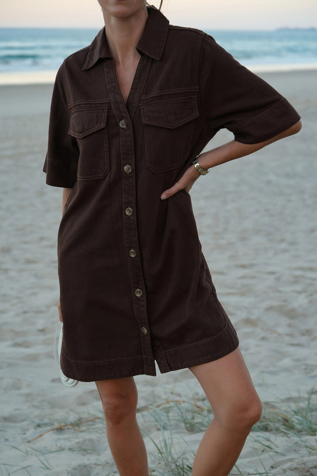 Bonnie Relaxed Shirt Dress