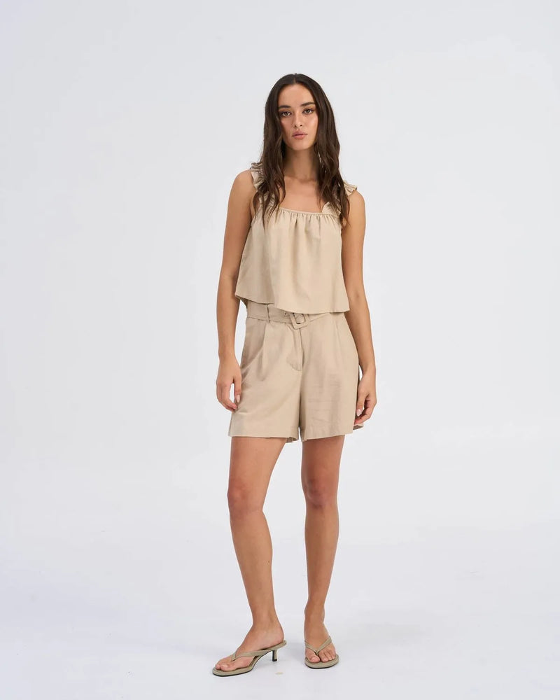 Linen Short Singlet