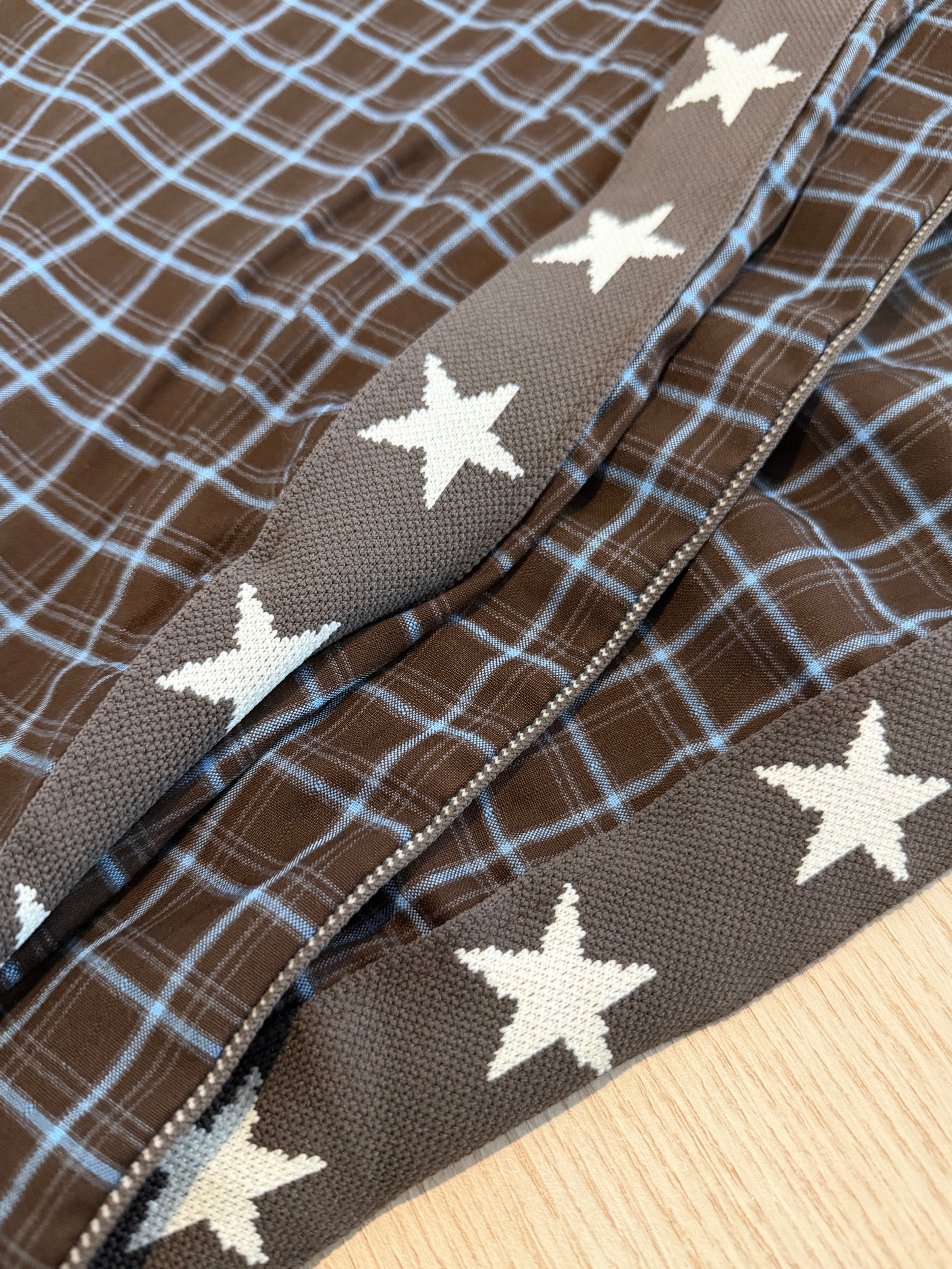 Gingham Star Racer Pant