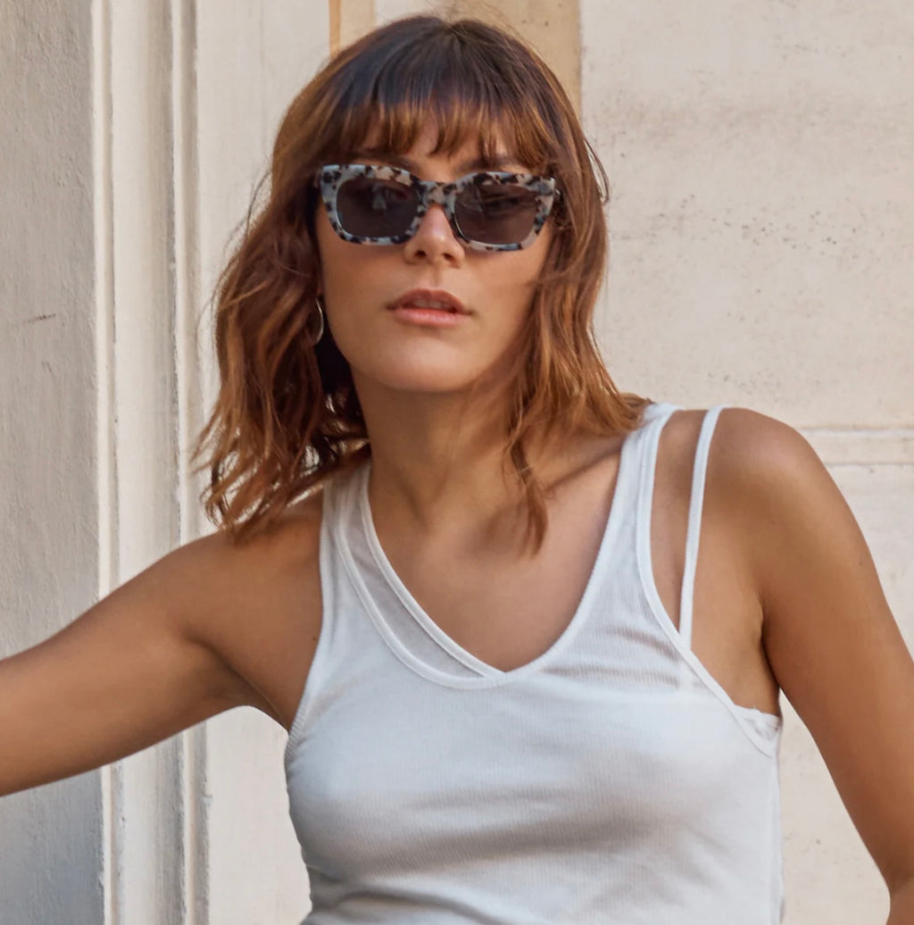 Antagonist Sunglasses | White Tort