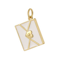 Latch & Lock Charm | White Envelope