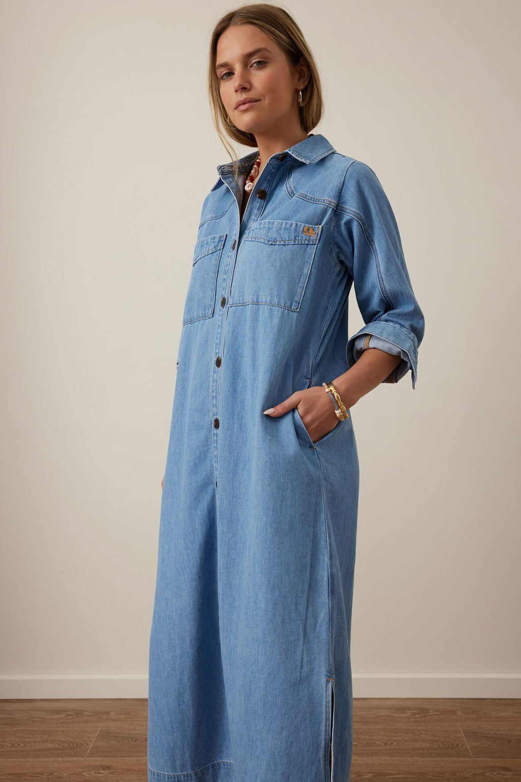 Rae Long Sleeve Midi Dress