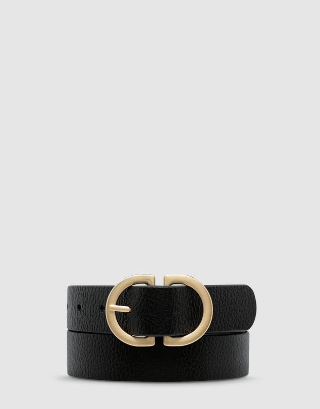 In Reverse Belt | Black & Gold