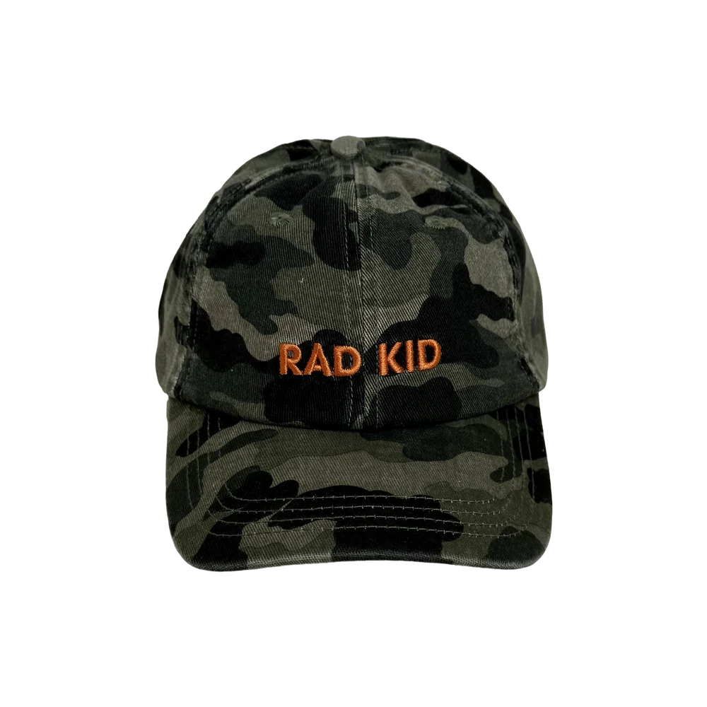 Rad Kid Unstructured Baseball Cap | Camo