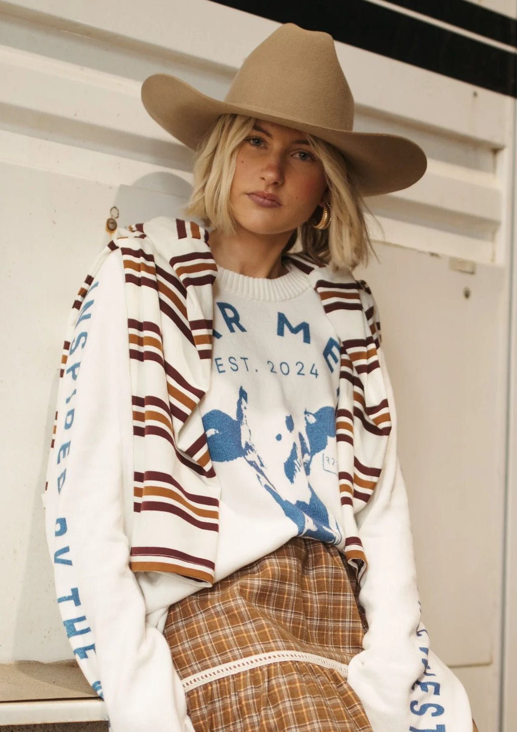 Cattle Stamp Knit {Coming Soon}