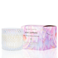 Candle Pink Sapphire - Green Petals, Freesia + Dusk Dew