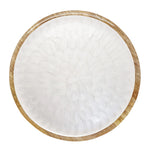 Como Footed Serving Plate