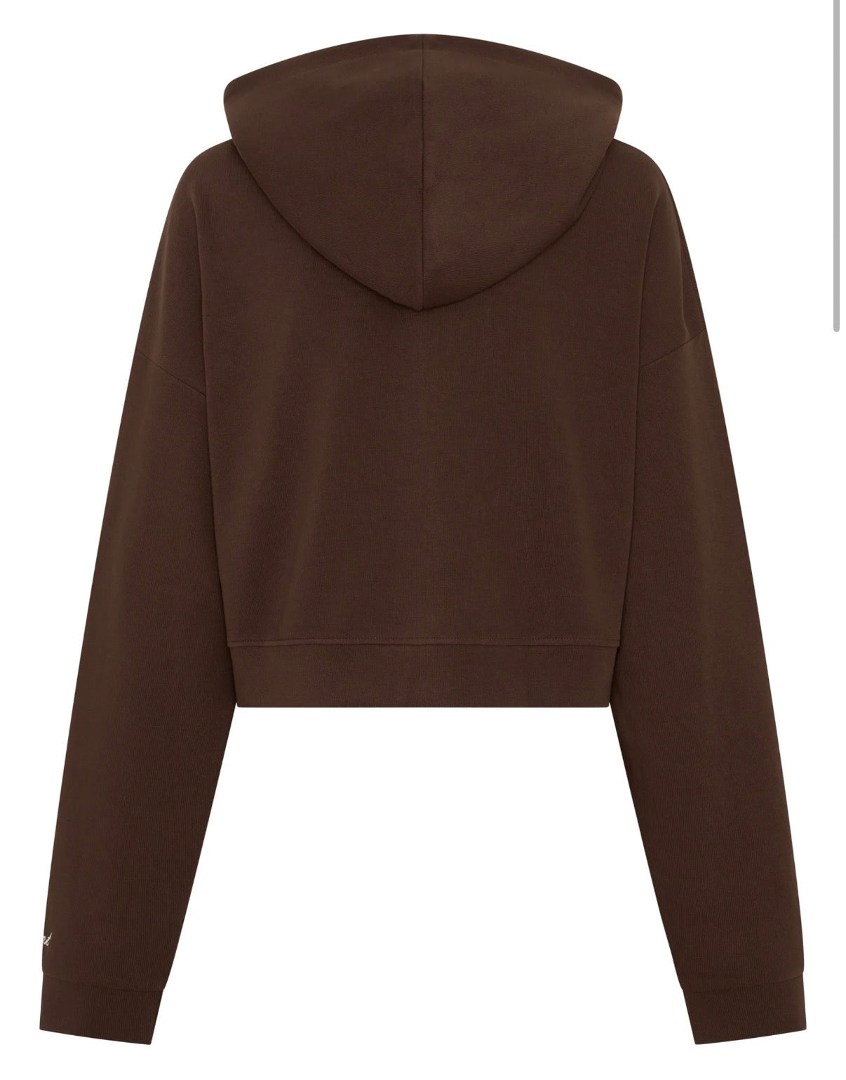 SSÀINT Cropped Hoodie | Blue & Brown