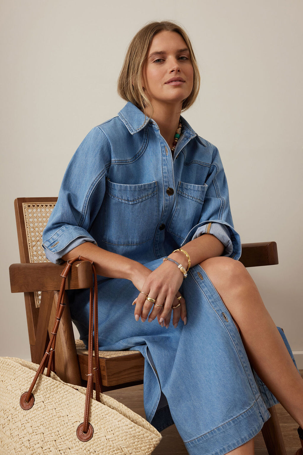Rae Long Sleeve Midi Dress