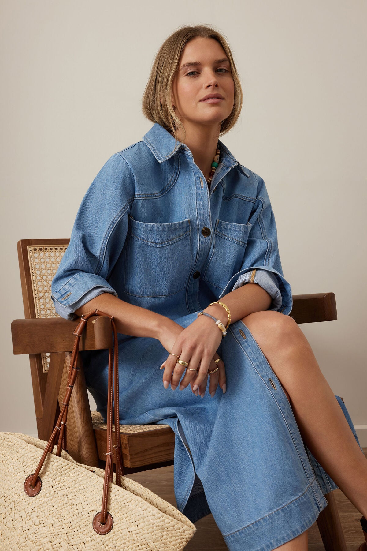 Rae Long Sleeve Midi Dress