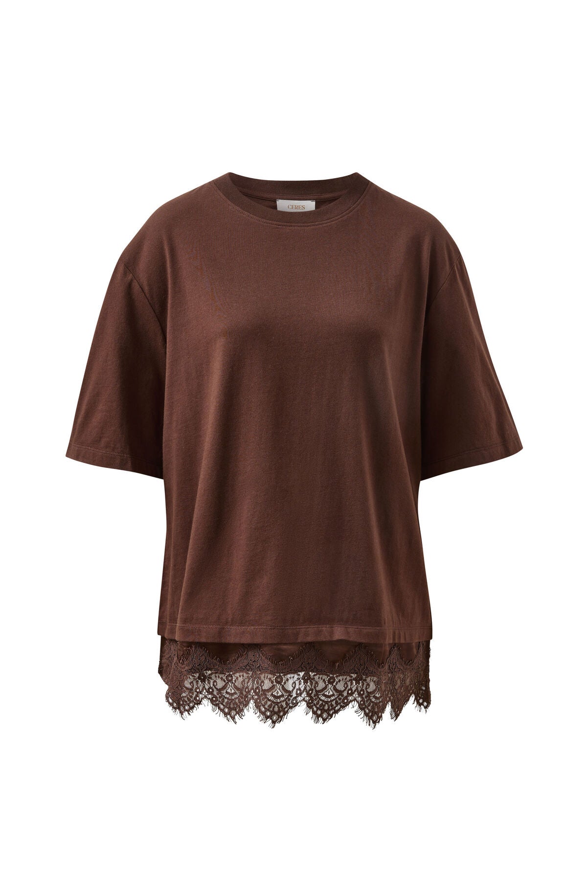 Lacey Tee | Chocolate