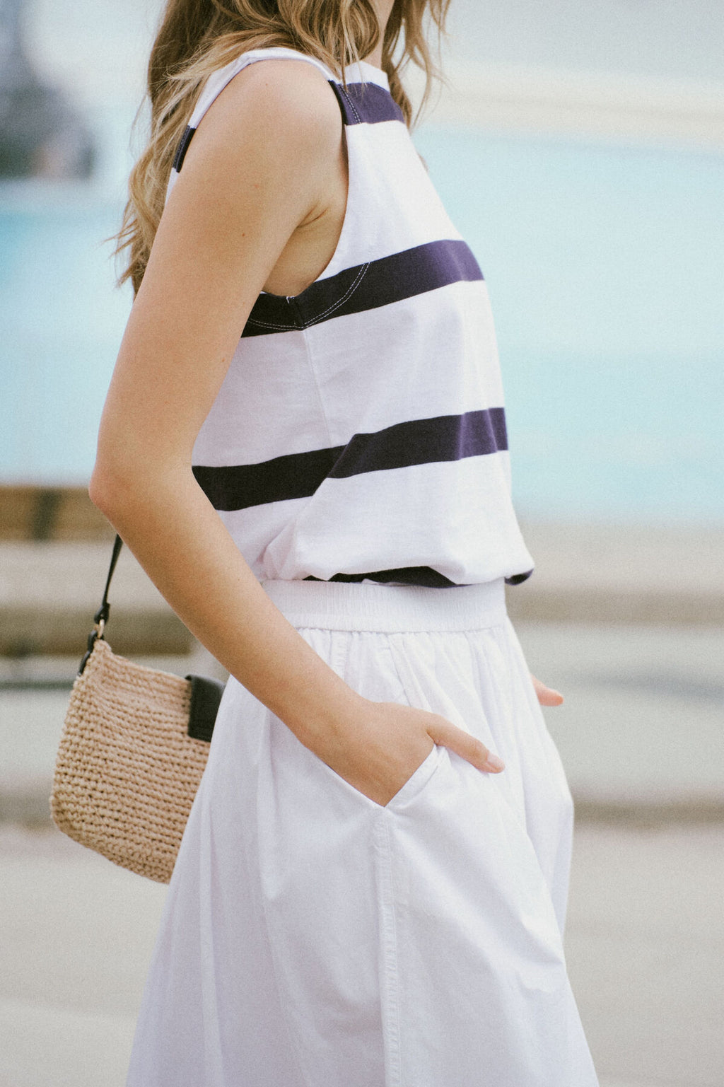 Florence Maxi Skirt | White