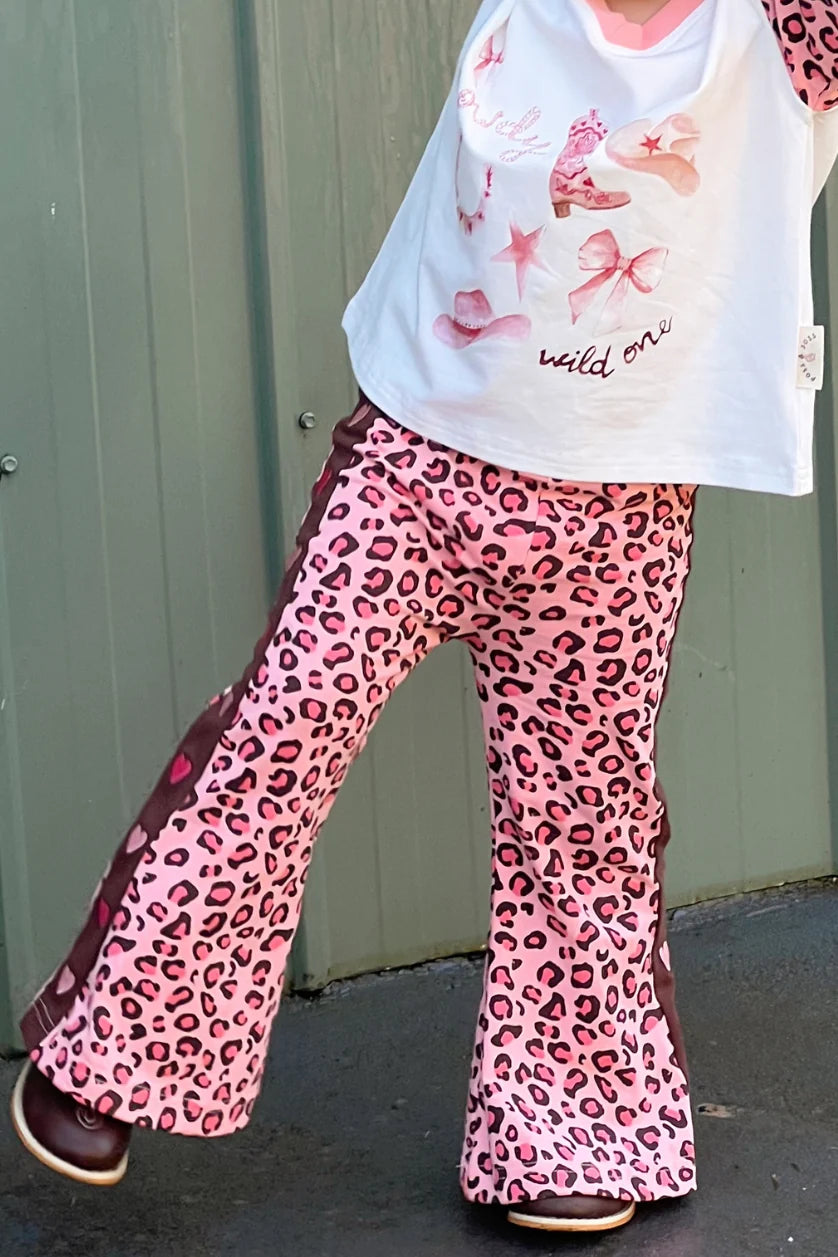 Heart Flares | Pink Leopard