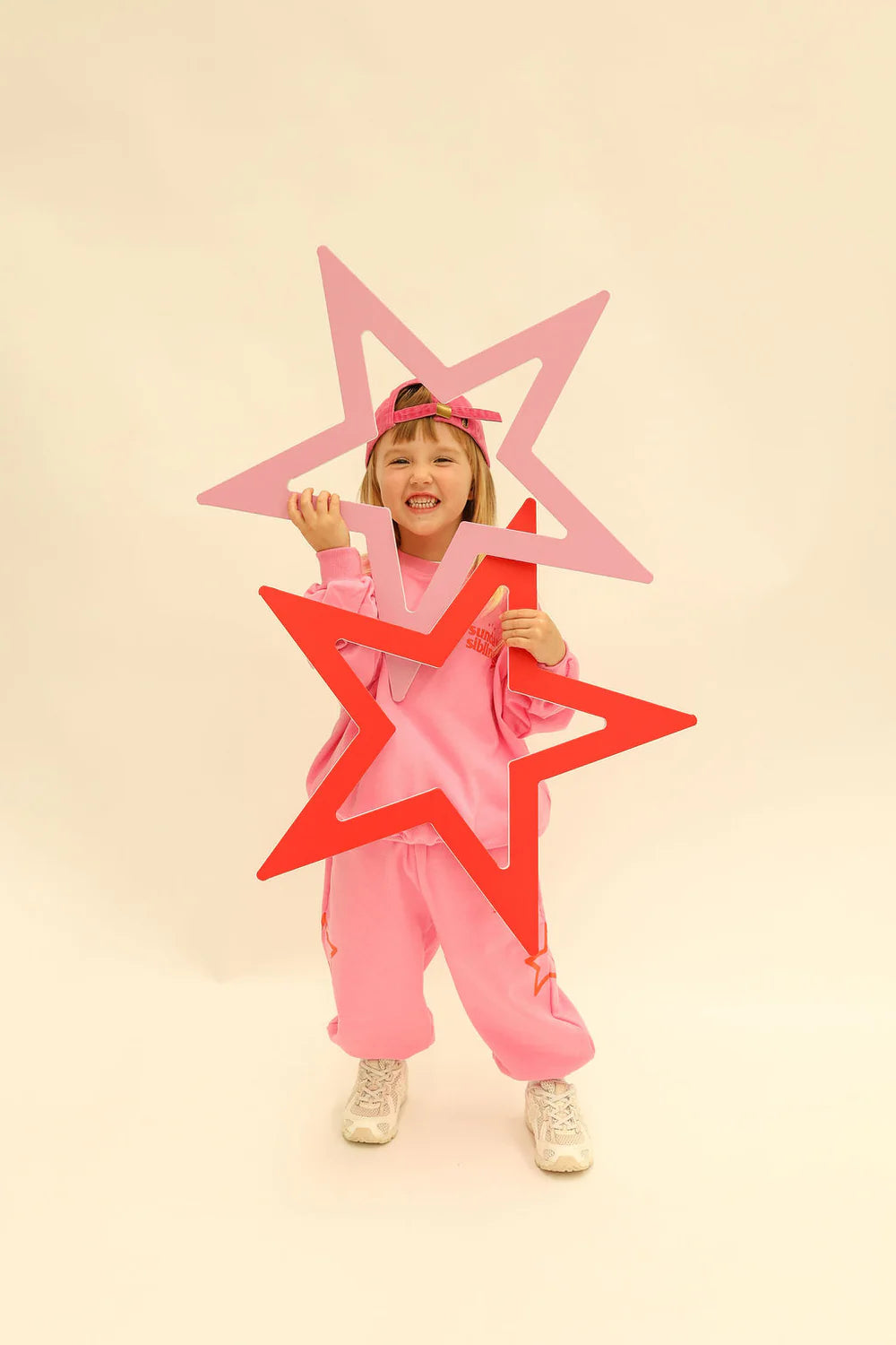 Pink Track Pants | Siblings Set