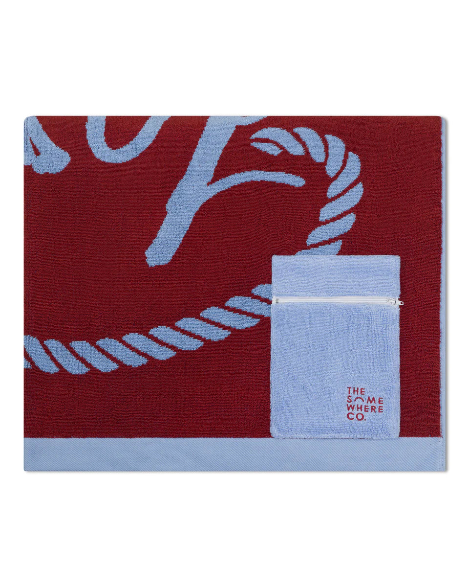 Buckle Up Premium Cotton Beach Towel